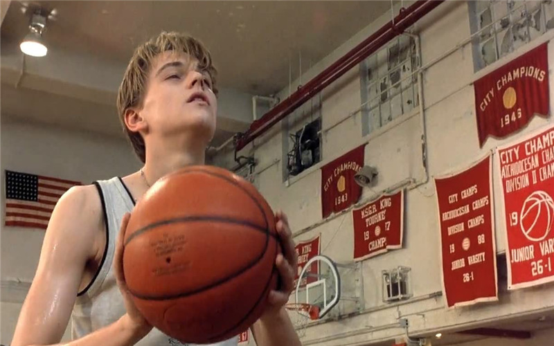 Leonardo DiCaprio plays Jim Carroll in The Basketball Diaries of 1995