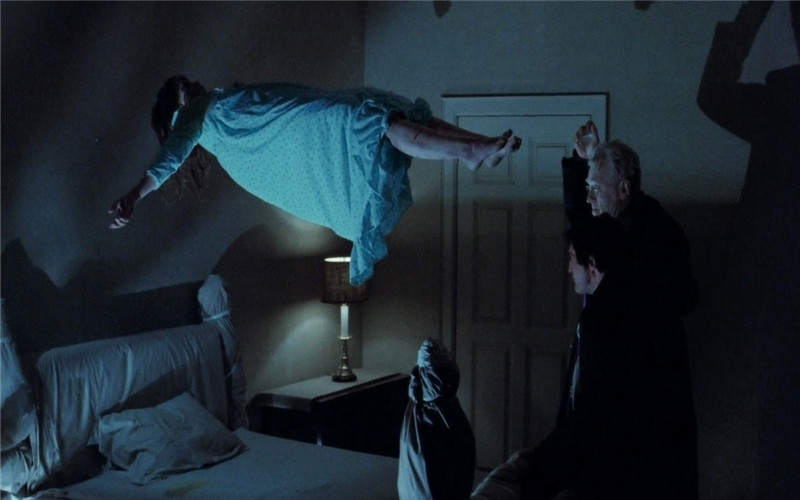 Max von Sydow and Jason Miller in The Exorcist (1973)