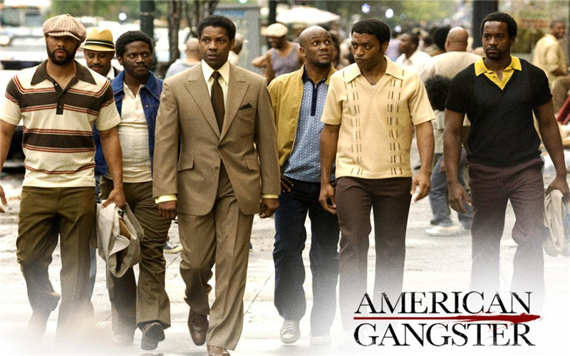 Denzel Washington, Chiwetel Ejiofor, and Common in American Gangster (2007)