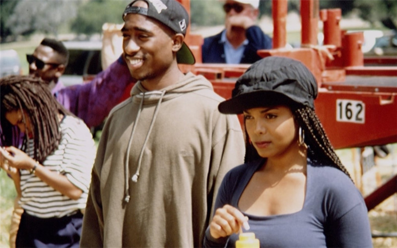 Janet Jackson plays Justice and Tupac Shakur plays Lucky in Poetic Justice.