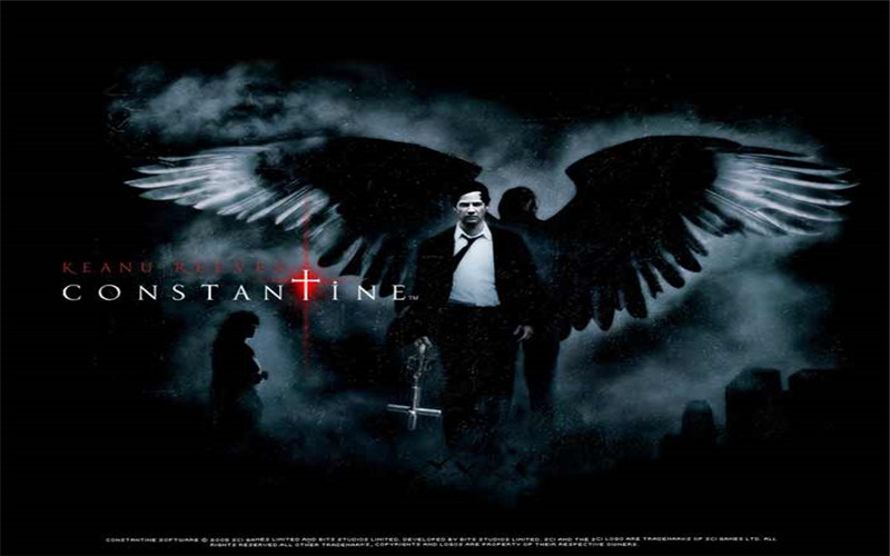 Keanu Reeves plays John Constantine in Constantine (2005)